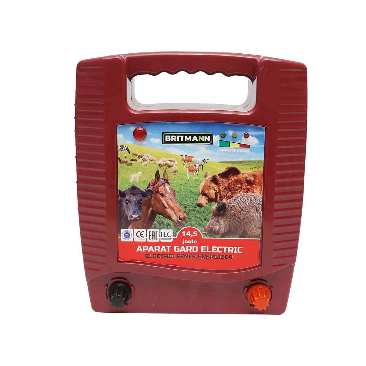 Aparat generator de impulsuri 14.5 Joule pentru gard electric DC12-220V